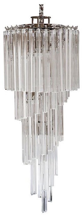 Подвесная люстра Imperiumloft Odeon Chandelier Helix Clear 40,193 - фото 3656916