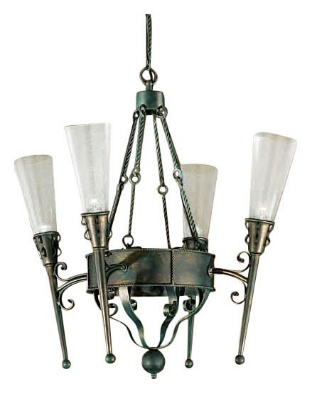 Подвесная люстра MM Lampadari Fiaccole 6231/4 V0007 - фото 4000814