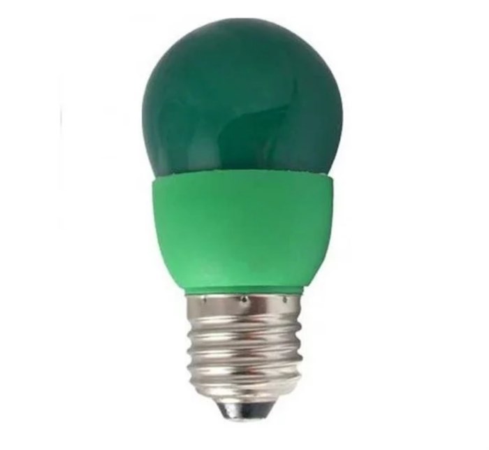 Лампочка 9W globe Color E27 Green зеленый K7CG09ECB (Ecola) - фото 4187600