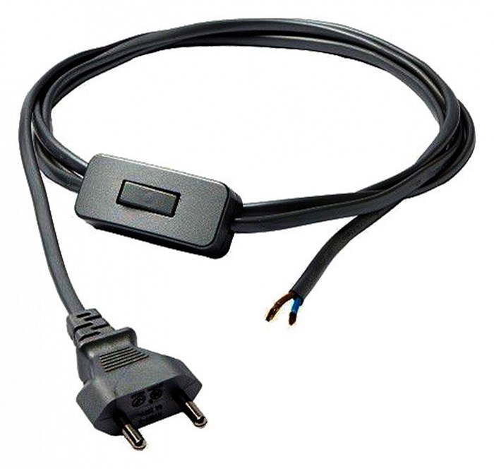 Сетевой провод с выключателем Nowodvorski Cameleon Cable WITH SWITCH BL 8611 - фото 4408401