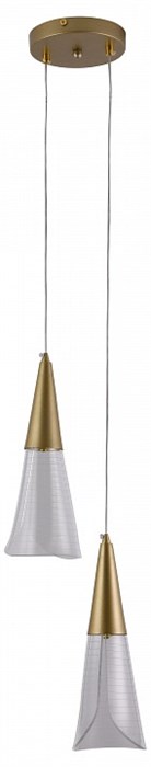 Подвесной светильник Natali Kovaltseva Triangle LED LAMPS 81117/2C - фото 4409456