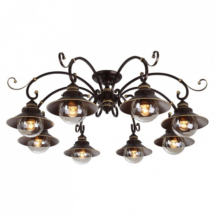 Потолочная люстра Arte Lamp Grazioso A4577PL-8CK - фото 4606179