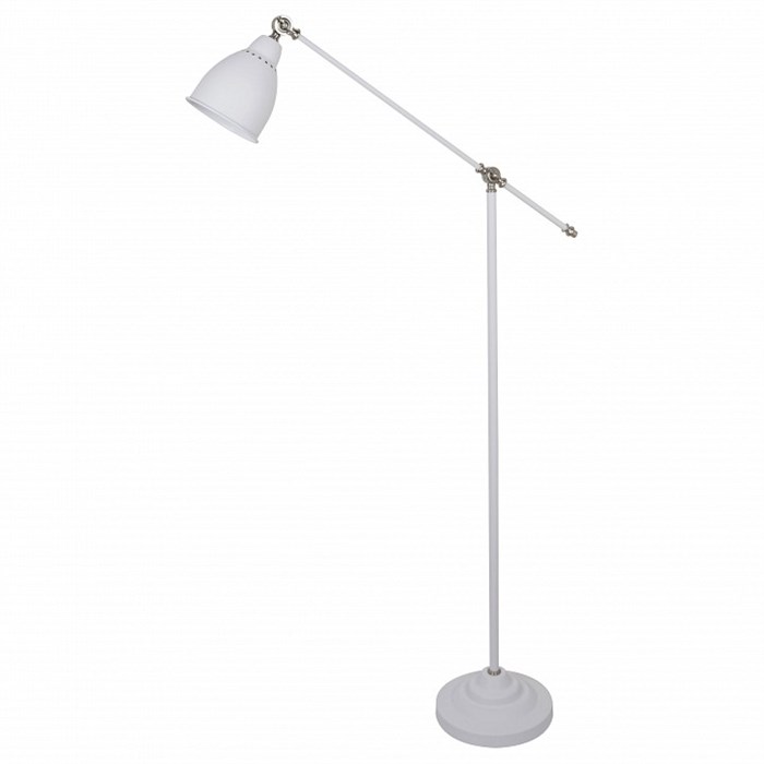 Торшер Arte Lamp Braccio A2054PN-1WH - фото 4606273