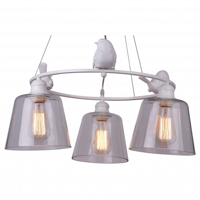 Подвесная люстра Arte Lamp Passero A4289LM-3WH - фото 4606283