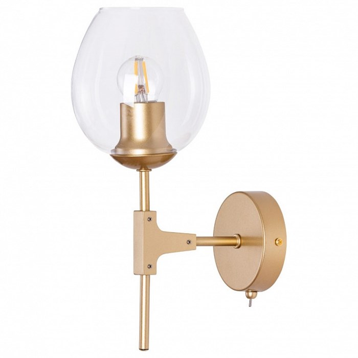 Бра Arte Lamp Yuka A4103AP-1GO - фото 4606737