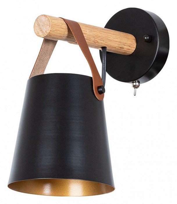 Бра Arte Lamp Thomas A7032AP-1BK - фото 4609244