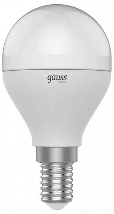 Лампа светодиодная Gauss Basic E14 7Вт 3000-6500K 1053147 - фото 4641304