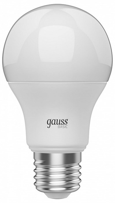 Лампа светодиодная Gauss Basic E27 9.5Вт 4100K 1023220 - фото 4641848