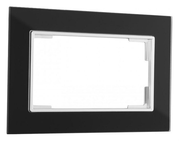 Рамка для двойной розетки Arte Milano am-503.02 503.02-double.black - фото 4687311