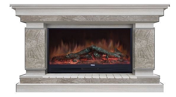 Комплект из электрокамина напольного и портала (143x45x82.5 см) Лорд Карелия Premier S86 ЛО000009 - фото 4706983