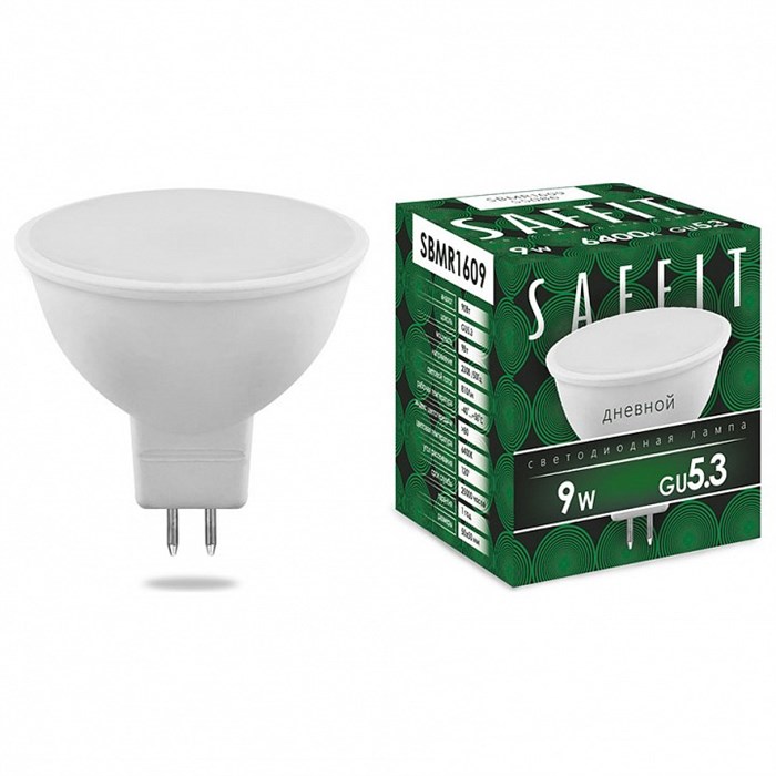 Лампа светодиодная Feron Saffit SBMR1609 GU5.3 9Вт 6400K 55086 - фото 4759220