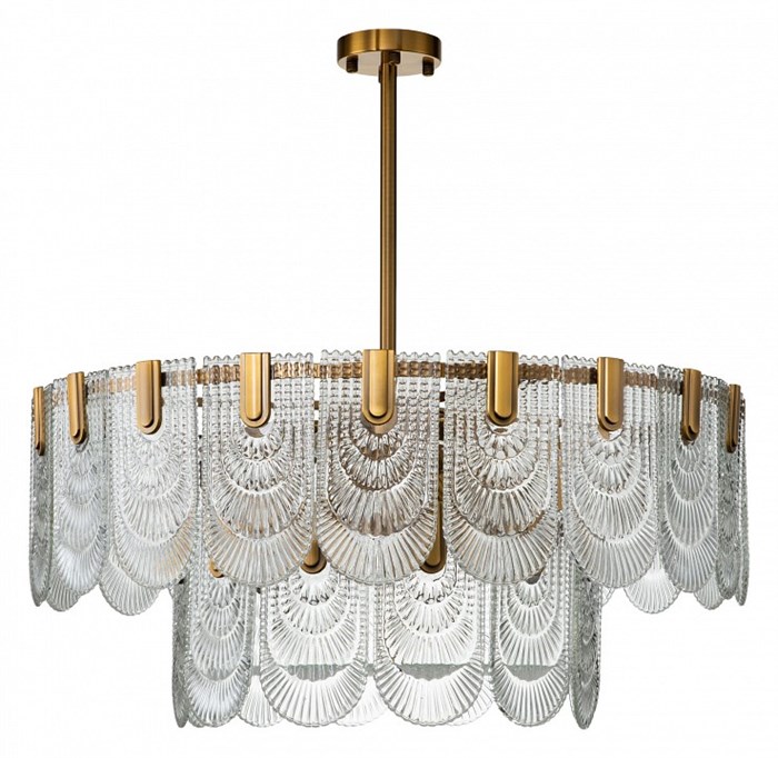 Люстра на штанге Indigo Salice 12022/A/9R Brass - фото 4766599