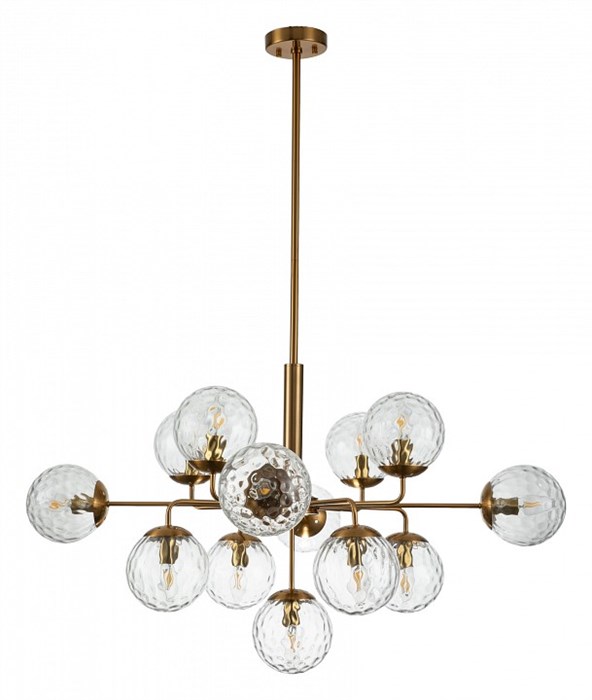 Люстра на штанге Indigo Cocoon 11008/13P Brass - фото 4766778