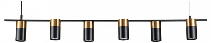 Подвесной светильник Indigo Liberta 11014/6P Black - фото 4766915