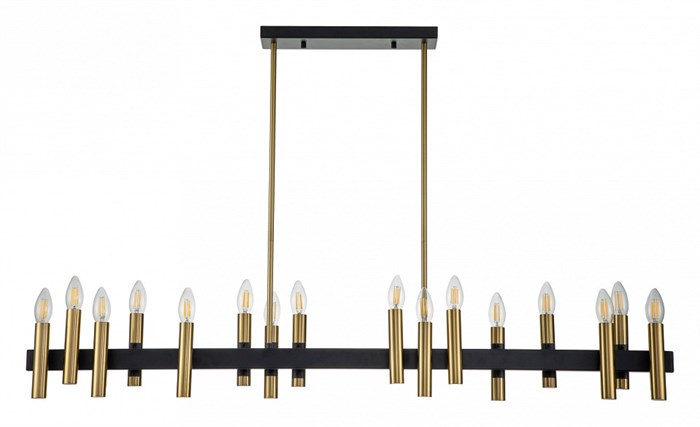 Люстра на штанге Indigo Cero 13009/16PL Black - фото 4767125