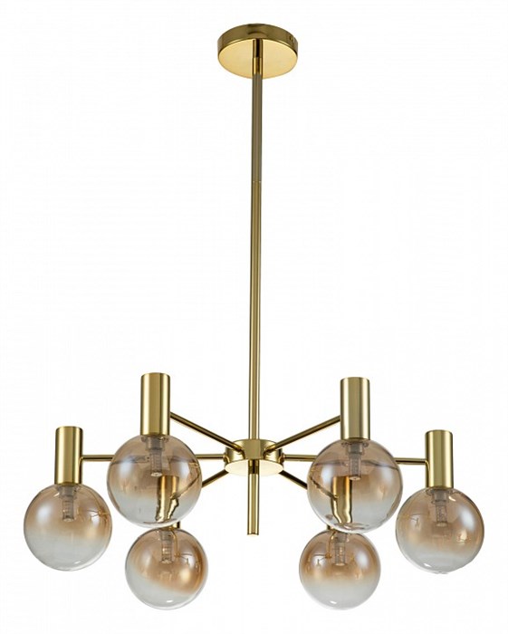Люстра на штанге Indigo Collana 13015/6R Gold - фото 4767162