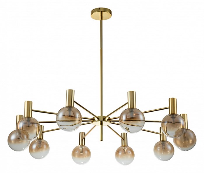 Люстра на штанге Indigo Collana 13015/10R Gold - фото 4767166