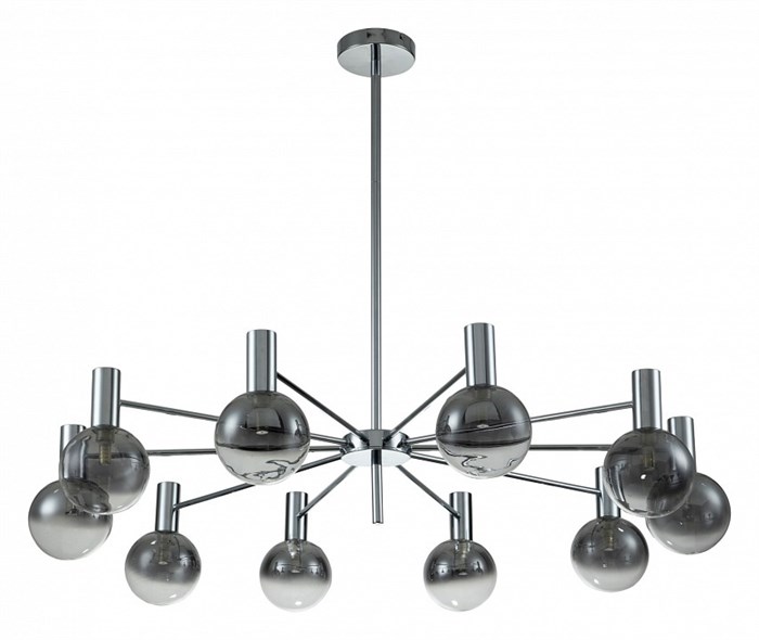 Люстра на штанге Indigo Collana 13015/10R Chrome - фото 4767178