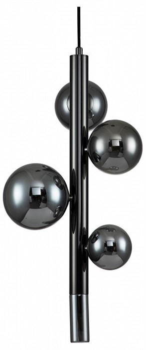 Подвесная люстра Indigo Canto 11026/5P Black - фото 4767229