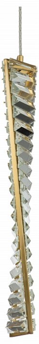 Подвесной светильник Indigo Frizzante 12015/1P Brass - фото 4767567
