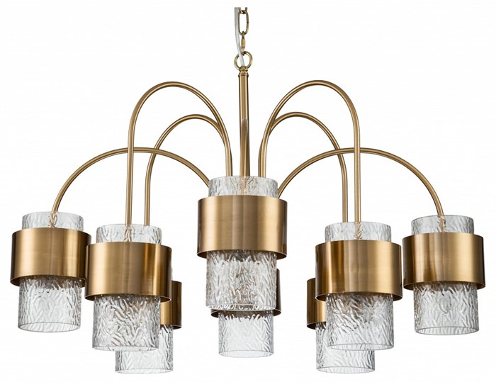 Подвесная люстра Indigo Eleganza 12019/A/8P Brass - фото 4767577