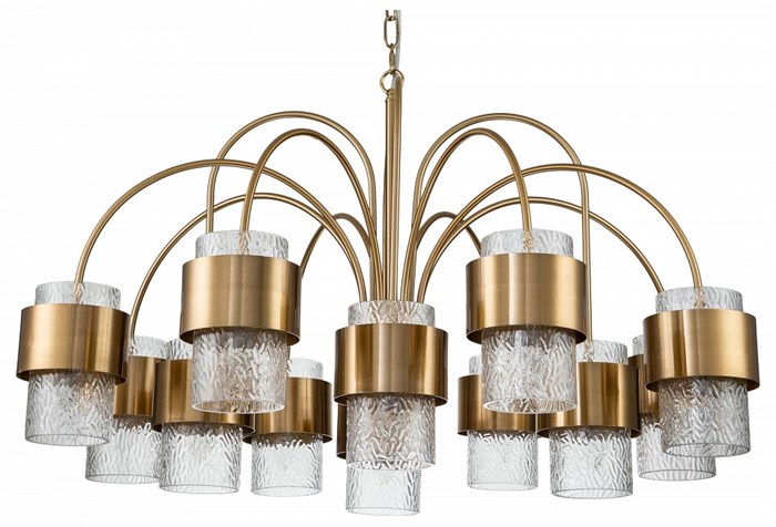 Подвесная люстра Indigo Eleganza 12019/A/12P Brass - фото 4767582