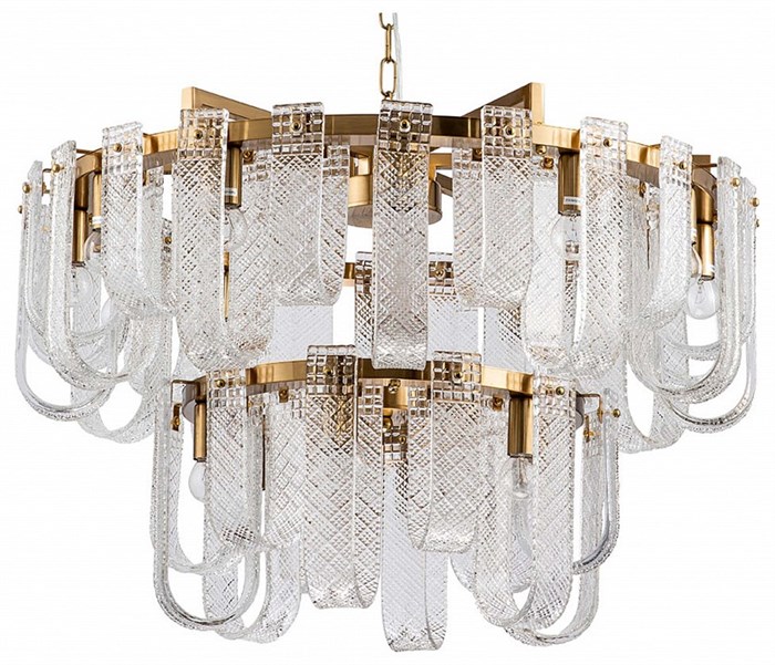 Подвесная люстра Indigo Brina 12027/18P Brass - фото 4767765