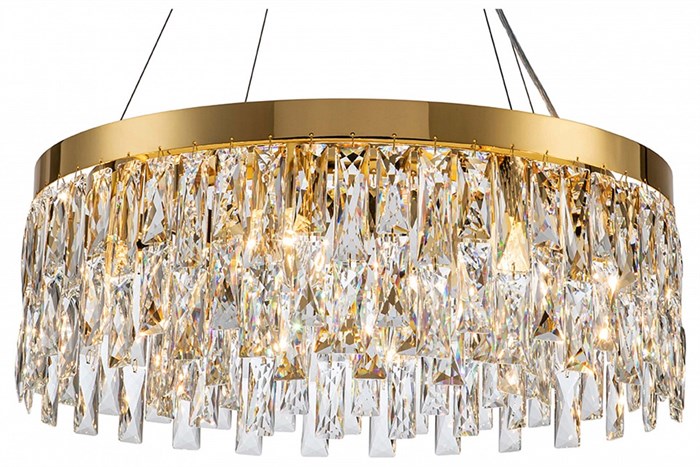 Подвесная люстра Indigo Anna 12029/8P Gold - фото 4767788