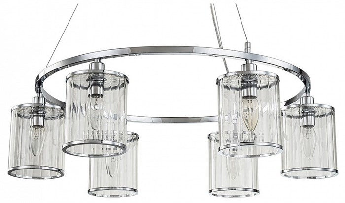 Подвесная люстра Indigo Dante 13022/6P Chrome - фото 4768026