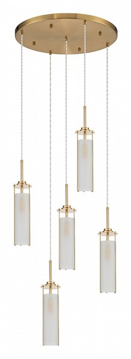 Подвесной светильник Indigo Torcia 11038/5PL Brass - фото 4768063