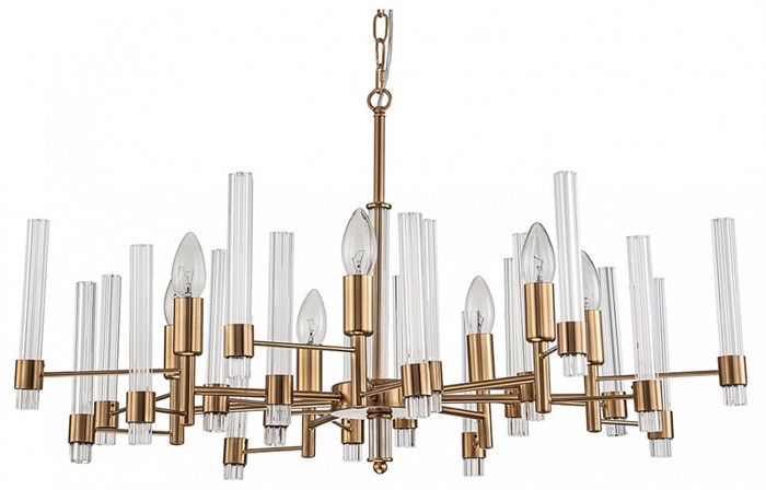 Подвесная люстра Indigo Favara 11040/7P Brass - фото 4768206