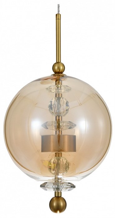 Подвесной светильник Indigo Illusione 11055/1P Amber - фото 4768591