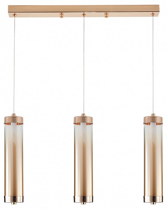 Подвесной светильник Indigo Rilucente 11061/3P Gold - фото 4768853
