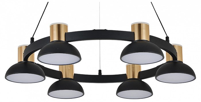 Подвесная люстра Indigo Traforo 11059/6P Black - фото 4768872