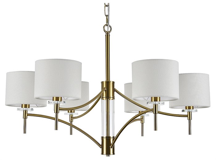 Подвесная люстра Indigo Boheme 13031/6P Brass - фото 4769044