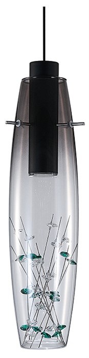 Подвесной светильник Indigo Tesoro 11063/1P Green - фото 4769070