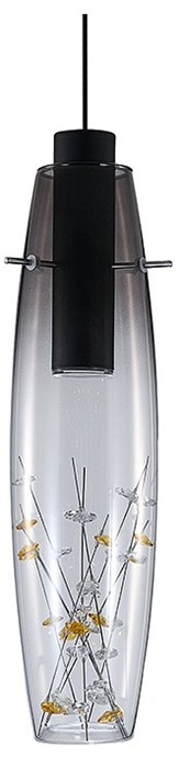 Подвесной светильник Indigo Tesoro 11063/1P Amber - фото 4769075