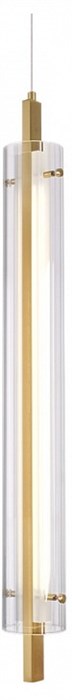 Подвесной светильник Indigo Vitreo 11067/B/1P Brass - фото 4769113