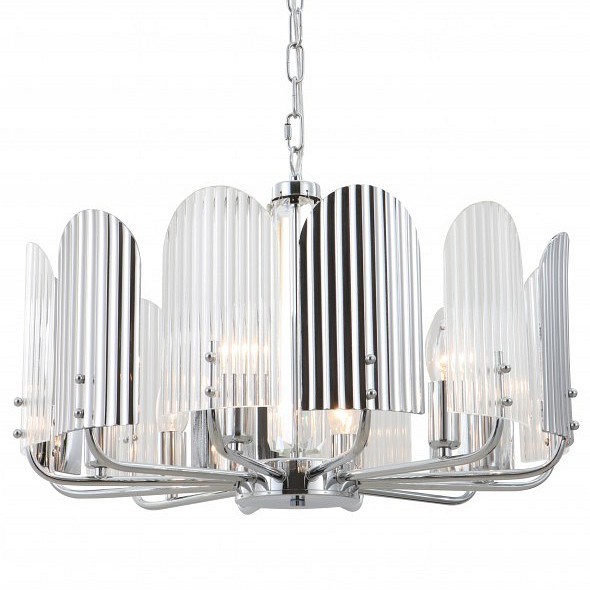 Подвесная люстра iLamp Dolce 15571-6 CR+MULT - фото 4769933
