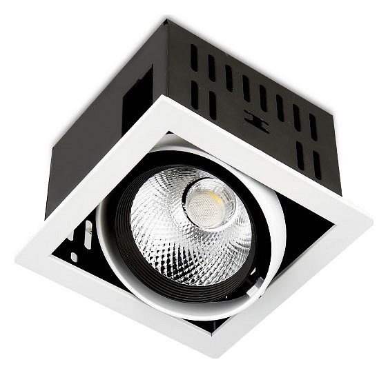 Встраиваемый светильник Ambrella Light Cardano T811 BK/CH 12W 4200K - фото 4800528