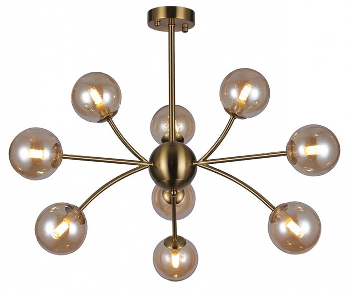 Люстра на штанге Escada Infinity 10164/9PL Copper - фото 4833819