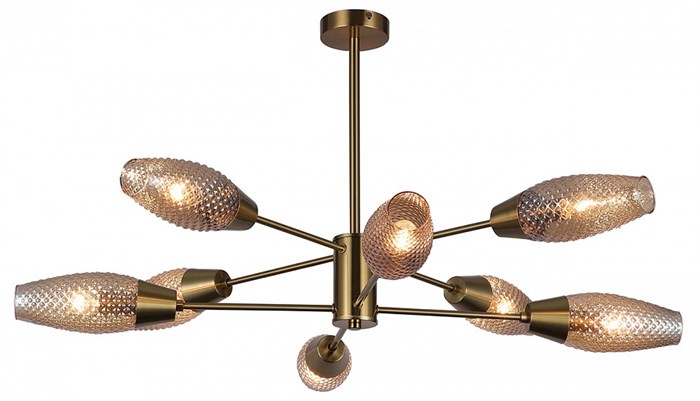 Люстра на штанге Escada Desire 10165/8PL Copper - фото 4833836