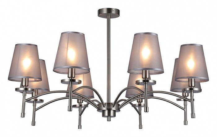 Люстра на штанге Escada Faith 694/8PL Nickel - фото 4833957