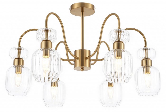 Люстра на штанге Escada Gloss 1141/6PL Clear - фото 4834005