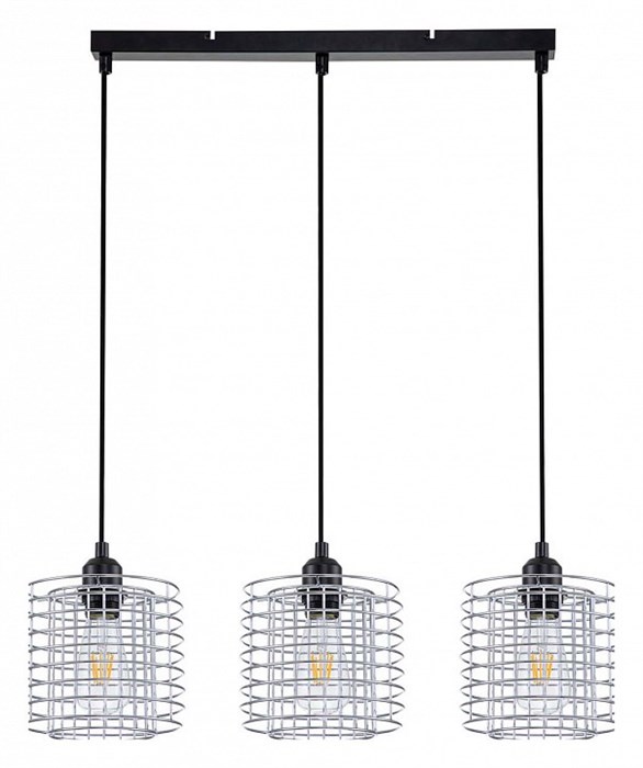 Подвесной светильник Escada Grid 10190/3S Chrome - фото 4834090