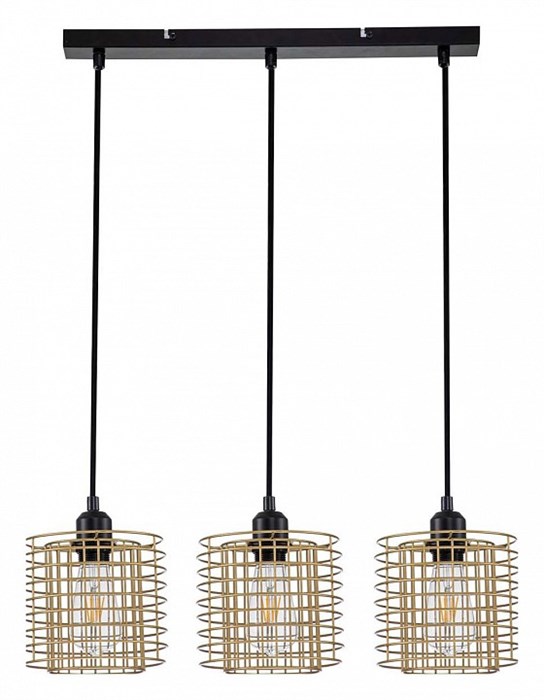 Подвесной светильник Escada Grid 10190/3S Gold - фото 4834095