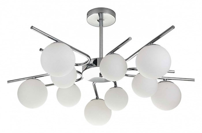Люстра на штанге Escada Sphere 642/10P Silver - фото 4834284