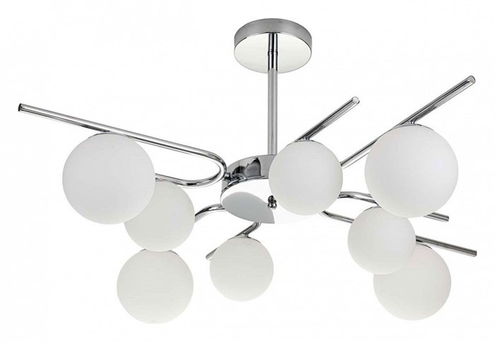 Люстра на штанге Escada Sphere 642/8P Silver - фото 4834304