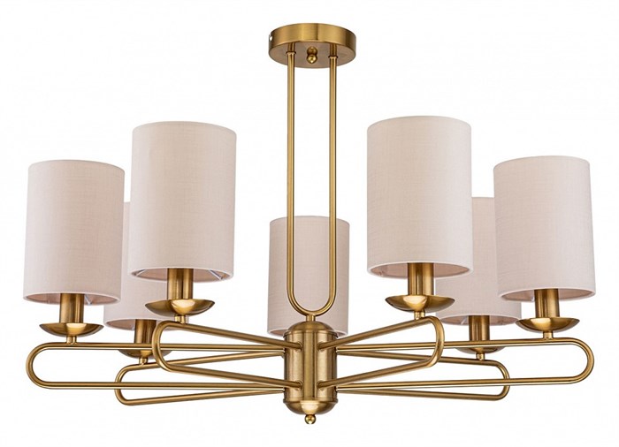 Люстра на штанге Escada Eclipse 10166/7PL Brass - фото 4834454