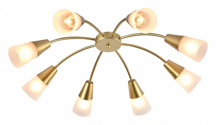 Потолочная люстра Escada Aquilegia 1100/8P Gold - фото 4834945